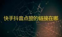 快手抖音点赞的链接在哪里,24小时低价在线下单平台雷神 - 抖音秒赞自助 - 抖音点赞自助平台24小时全网最低
